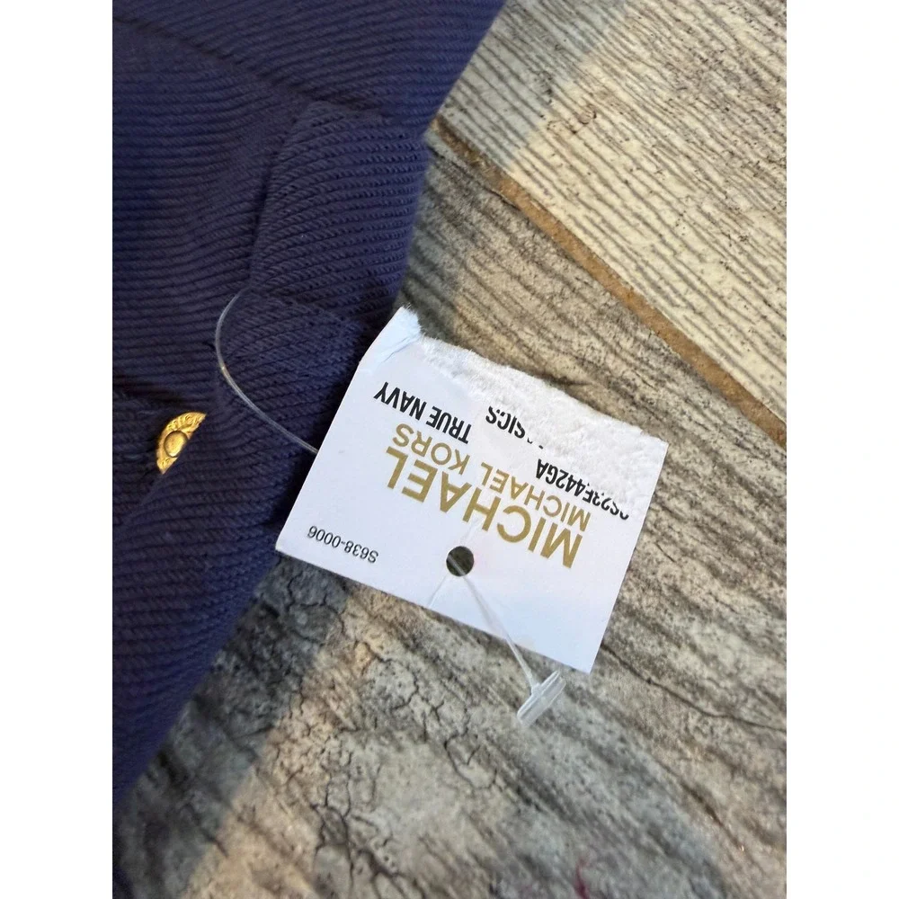 Michael Kors Leggings Medium‎ Navy Blue Pull On Skinny Trousers Womens NWT Pants